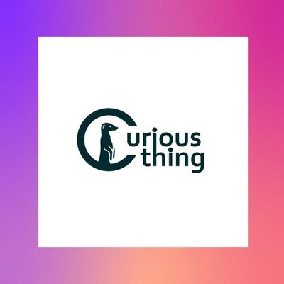 Curious Thing logo white background