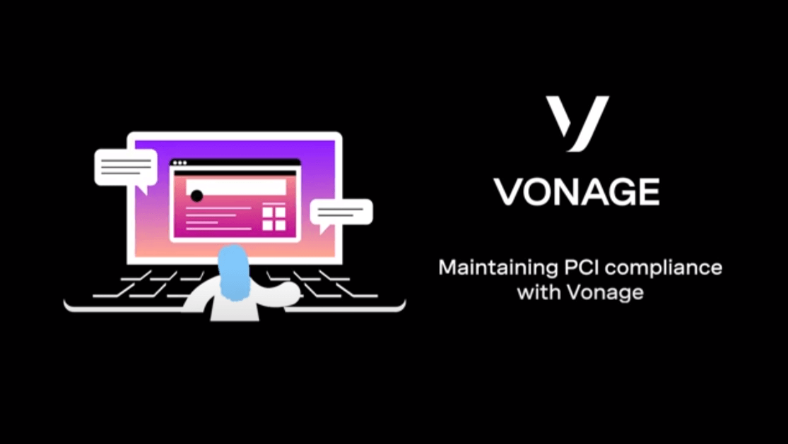 Maintaining PCI Compliance with Vonage Contact Center Cover slide for Maintaining PCI compliance with Vonage demo video