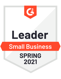 G2 Leader Small Business Spring 2021 G2 Leader Small Business Spring 2021 Award