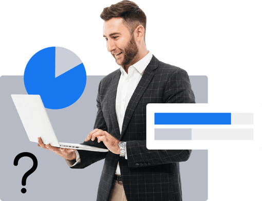 KYC next level Fin tech customer enjoying customer info charts